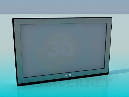 3d model TV PHILIPS - vista previa