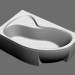 modèle 3D Set de bain asymétrique Rosa II-170 L - preview
