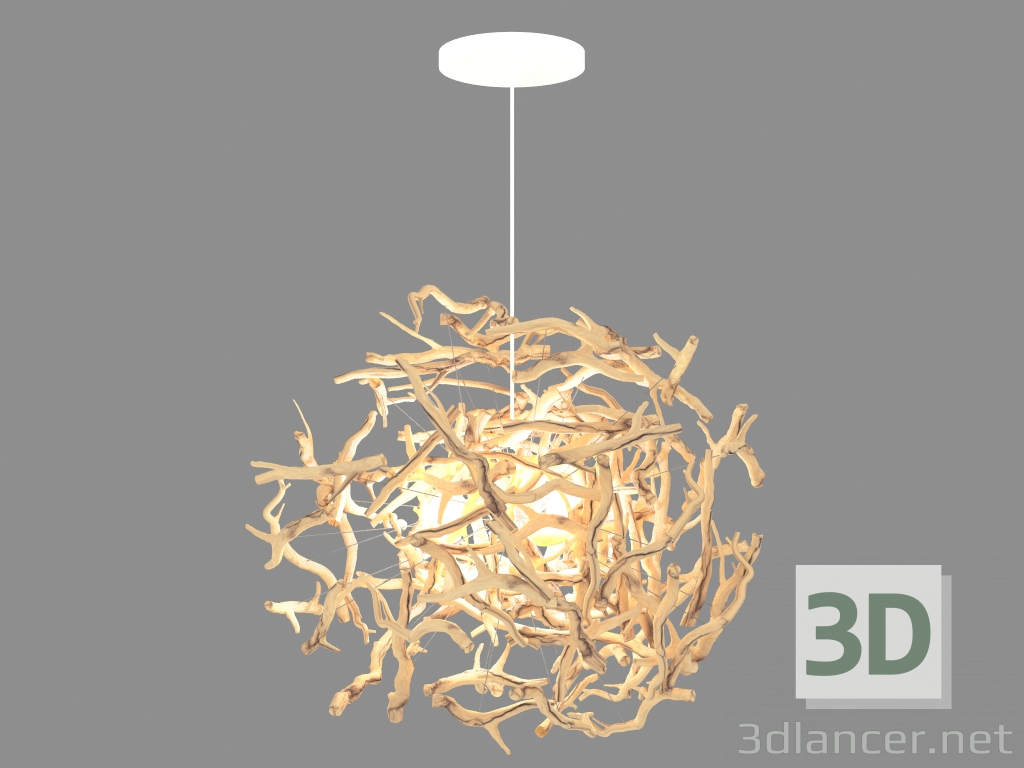 modello 3D Lampada a sospensione Timmiat - anteprima
