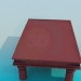 3 डी मॉडल दराज के साथ कॉफी टेबल - पूर्वावलोकन