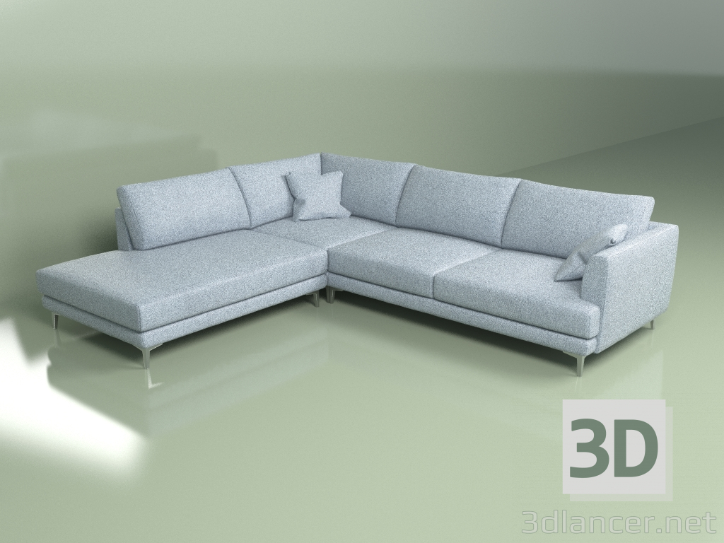 Modelo 3d Sofá de canto andango - preview