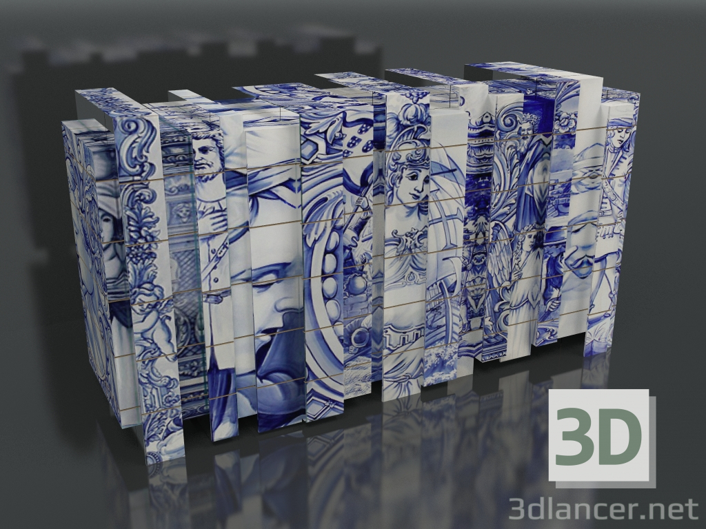 3D modeli Miras şifonyer - önizleme