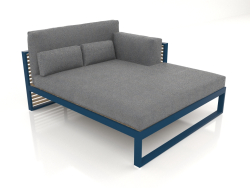 XL modular sofa, section 2 right, high back (Grey blue)