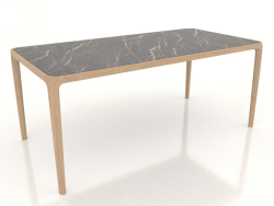 Mesa Casauri com grés porcelânico 1800x900 mm (Carvalho branqueado, opção 2)