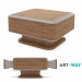 3d model Coffee table "Estet Walnut" - preview