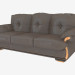 3d model Triple Sofa Manchester - preview