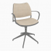 3d model Office chair with black frame (swivel) - preview