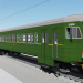 3 डी इलेक्ट्रिक ट्रेन ED2T मॉडल खरीद - रेंडर