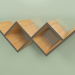 3d model Bookshelf Woo Shelf (dark brown) - preview