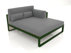 XL modular sofa, section 2 right, high back (Bottle green)