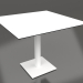 modello 3D Tavolo da pranzo su gamba a colonna 90x90 (Bianco) - anteprima