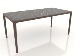 Casauri Tisch mit Feinsteinzeug 1800x900 mm (Nussbaum dunkel, Option 2)