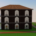 3D Modell Ein dreistöckiges Haus - Vorschau