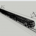 Tren eléctrico ED4M 3D modelo Compro - render