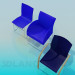 3D Modell Bürostühle - Vorschau