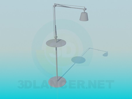 3D modeli Masaüstü-zemin lambası - önizleme
