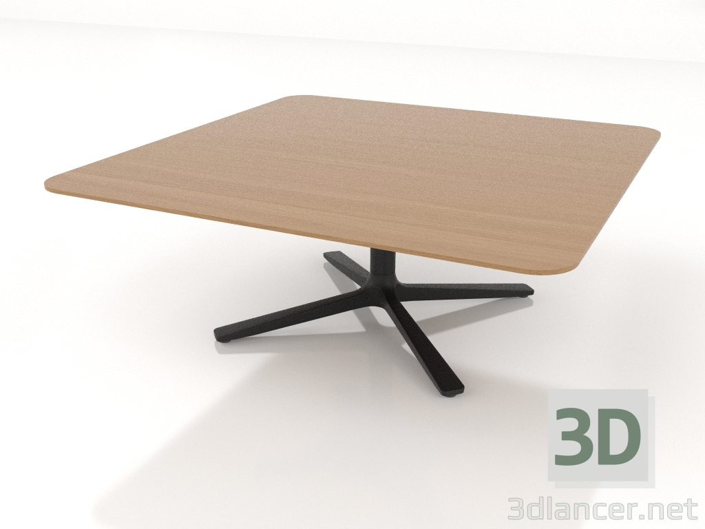 3D Modell Niedriger Tisch 90x90 h34 - Vorschau
