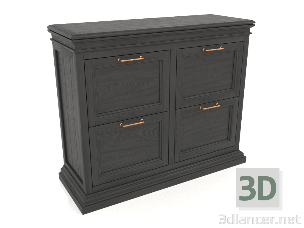 3d model Chest of drawers (2 sections) - preview