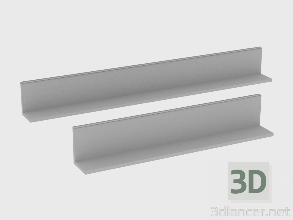 3D modeli Raflar COURBET (280Х33ХН25 187Х33ХН25) - önizleme