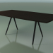 3d model Soap-shaped table 5433 (H 74 - 100x200 cm, legs 150 °, veneered L21 wenge, V44) - preview