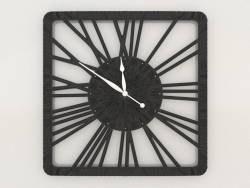 Wall clock TWINKLE NEW (black)