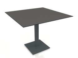 Dining table on a column leg 90x90 (Anthracite)
