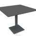 3d model Dining table on a column leg 90x90 (Anthracite) - preview