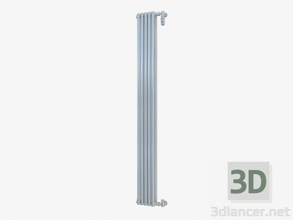 modello 3D Radiator Estet (1800x211; 5 sezioni) - anteprima