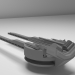 3d Space gun model buy - render