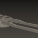 3d Space gun model buy - render