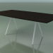 modèle 3D Table en forme de savon 5433 (H 74 - 100x200 cm, pieds 150 °, plaqué L21 wengé, V12) - preview