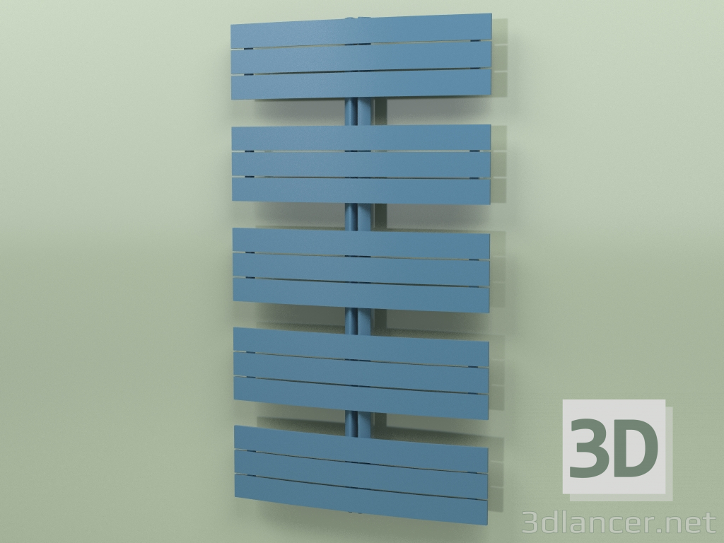 3d model Heated towel rail - Apolima (1430 x 800, RAL - 5001) - preview