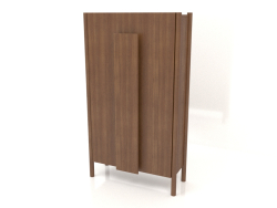Wardrobe with long handles (without rounding) W 01 (800x300x1400, wood brown light)