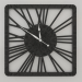 3d model Reloj de pared TWINKLE NEW (negro) - vista previa