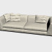 3d model Triple Cloud Couch - preview