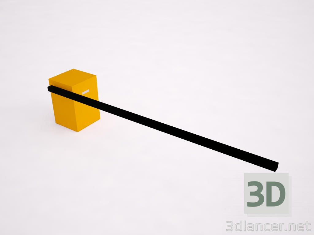 3D Modell Schranke - Vorschau