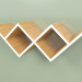 Modelo 3d Bookshelf Woo Shelf (branco) - preview