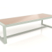 3d model Dining table with glass top 307 (Cement gray) - preview