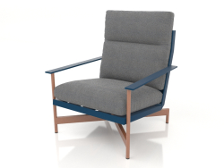 Клубное кресло (Grey blue)