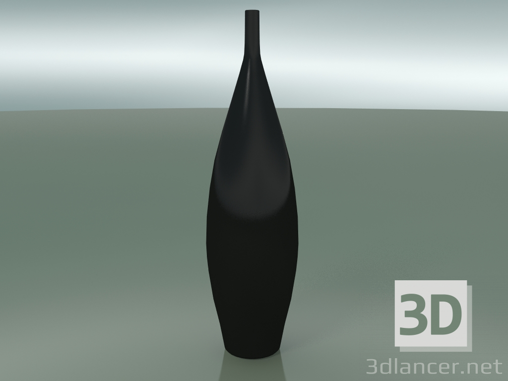 3D modeli Vazo Zoe (Siyah) - önizleme