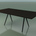 modèle 3D Table rectangulaire 5433 (H 74 - 100x200 cm, pieds 150 °, plaqué L21 wengé, V44) - preview