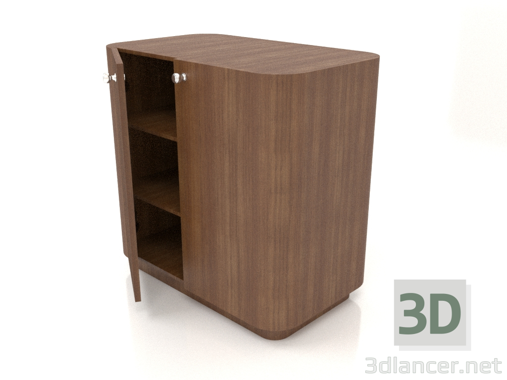 modèle 3D Armoire TM 031 (ouverte) (660x400x650, bois brun clair) - preview