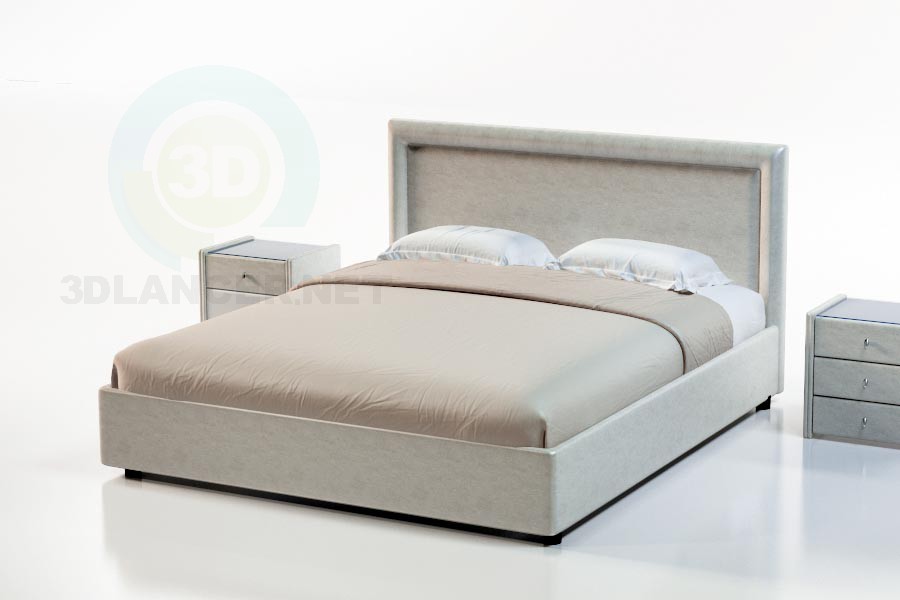 Modelo 3d Venta de cama - preview