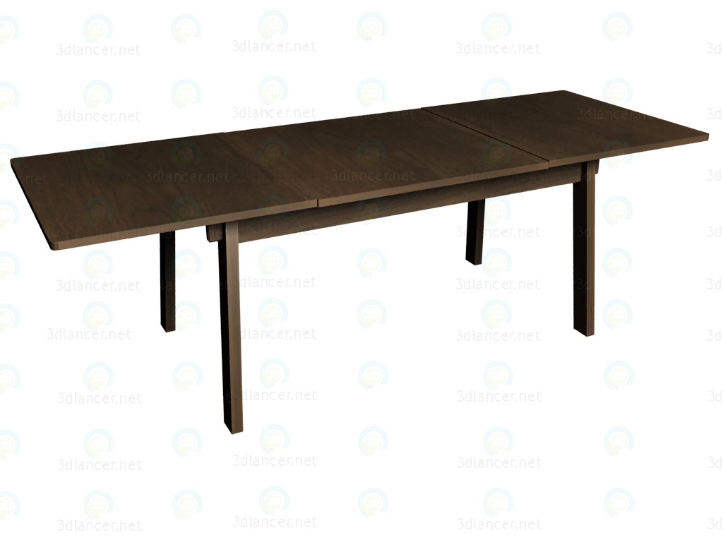 3d model Folding table (decomposed) - preview