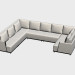 3d model Modular sofa Normandy - preview