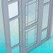 3d model Door with arch - preview