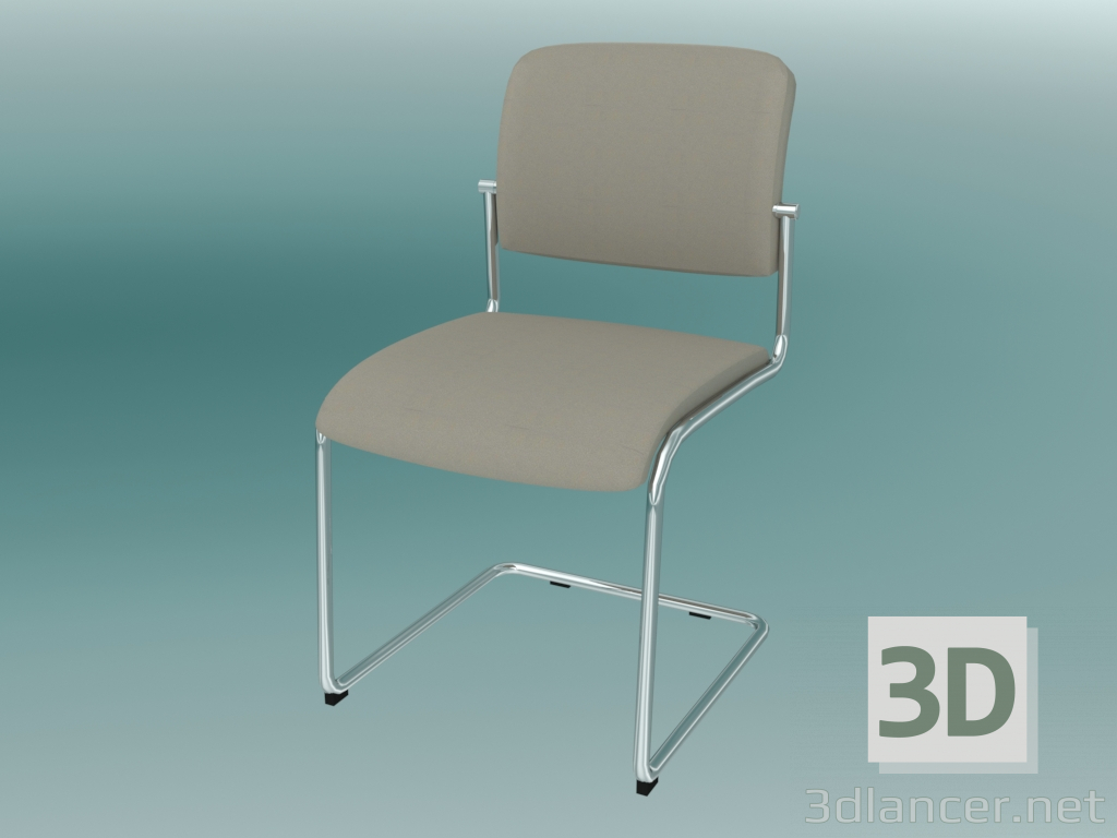 modèle 3D Chaise visiteur (V) - preview