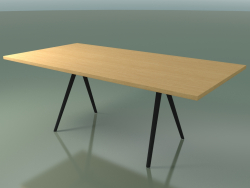 Стол прямоугольный 5433 (H 74 - 100x200 cm, ножки 150 °, veneered L22 natural oak, V44)