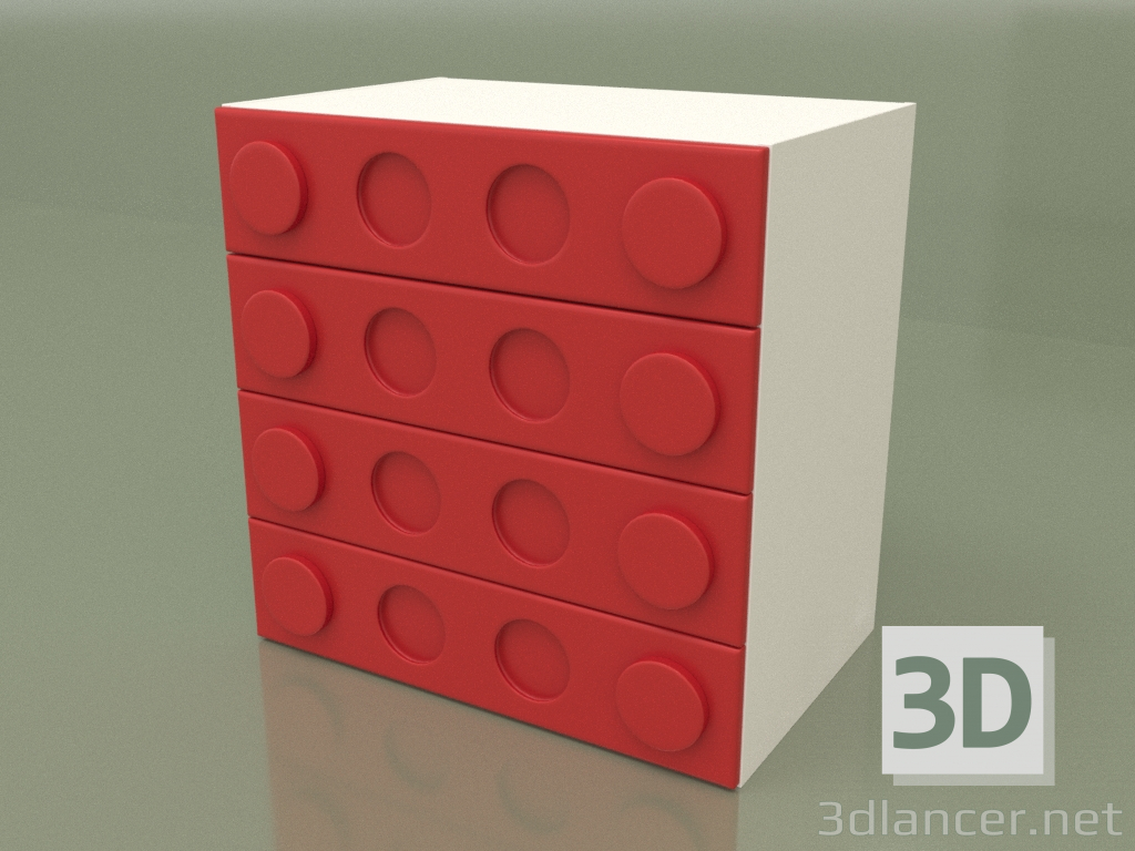 3d model Chest of drawers (Chili) - preview