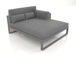 XL modular sofa, section 2 right, high back (Anthracite)